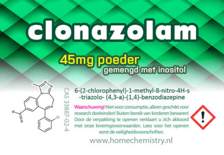 Clonazolam poeder bestellen 45mg