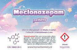 Meclonazepam kopen - 15x1mg pellets